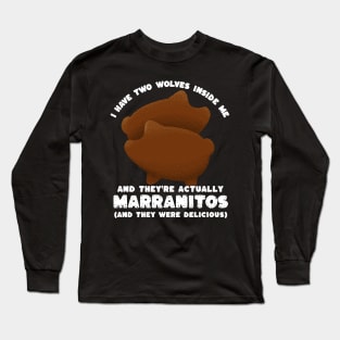 Mexican Food - Two Wolves Marranitos Pan Dulce Long Sleeve T-Shirt